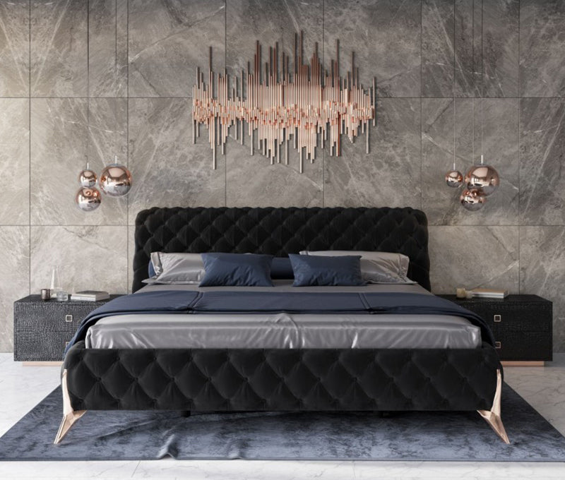 VG - LEGEND BLACK AND ROSE GOLD BED