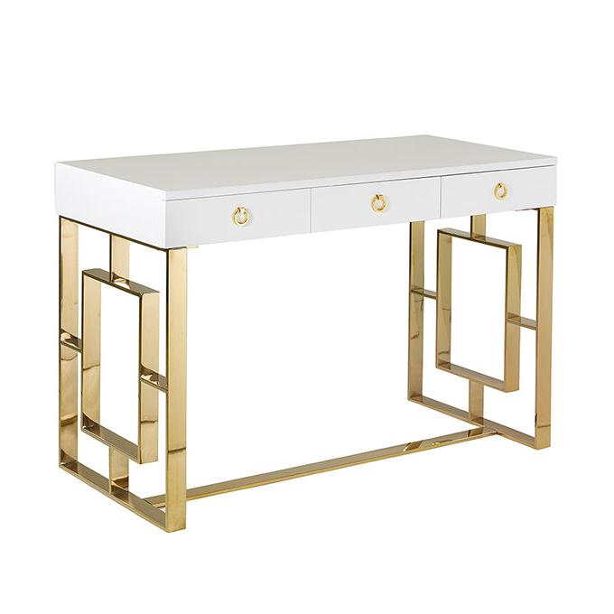 XC - BACCARAT WHITE GOLD DESK