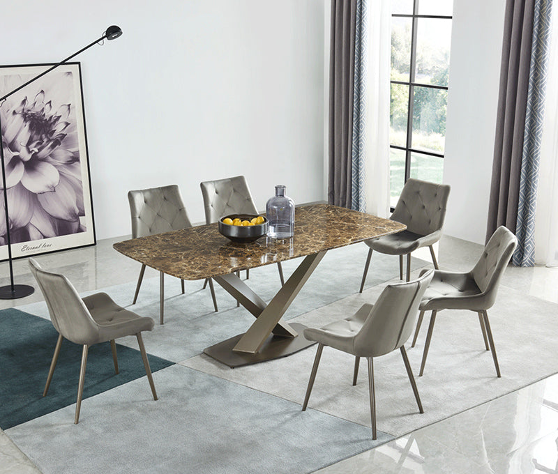 EF - ITALIAN MARBLE DINING TABLE