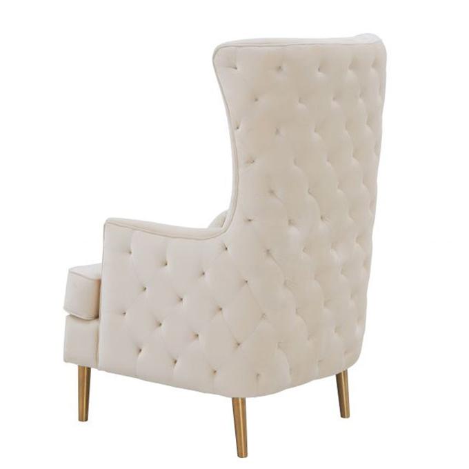 TV - ALINA TALL TUFTED CREAM  BACK CHAIR