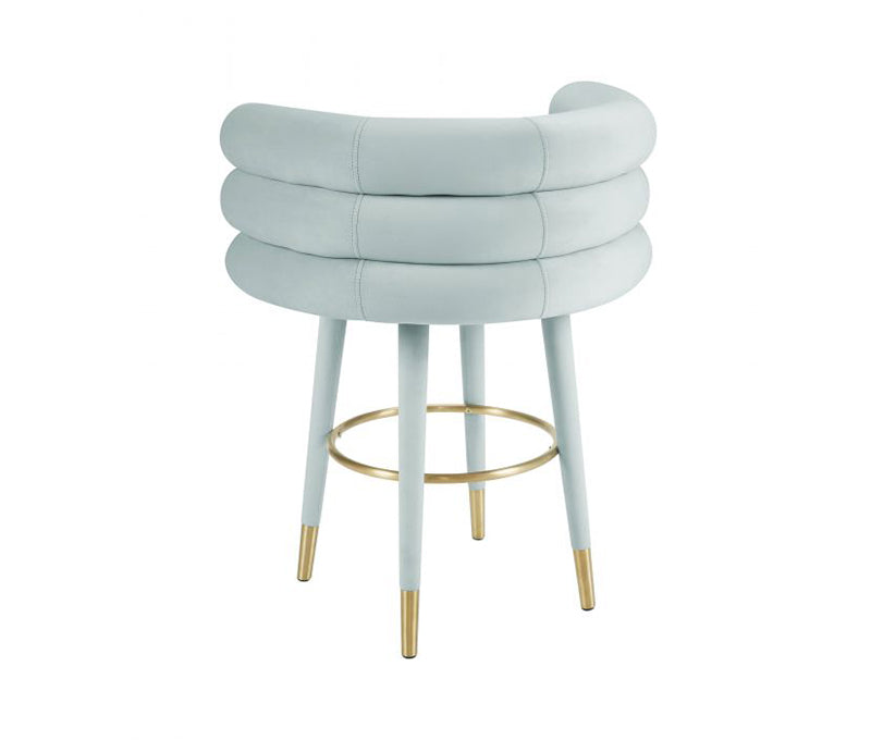 TV - BETTY SEA FOAM GREEN VELVET COUNTER STOOL