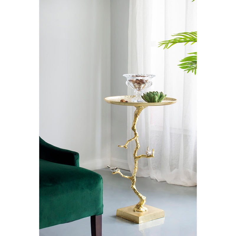 AB - BIRDS SIDE TABLE GOLD