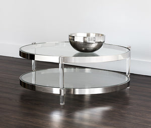 SP - YORK SILVER COFFEE TABLE