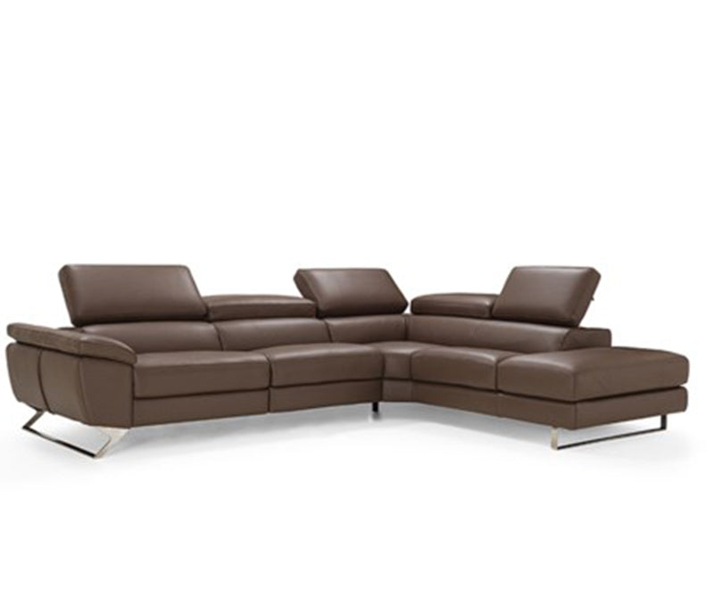 BL - NATALIA ITALIAN LEATHER SECTIONAL