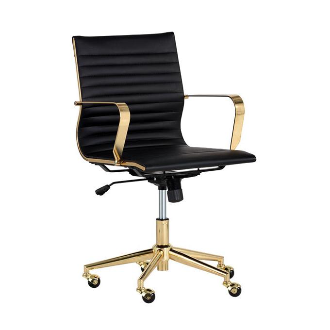 SP - JESSICA OFFICE CHAIR IN BLACK