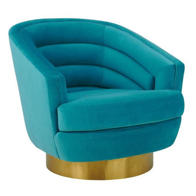 TV - CANYON BLUE SWIVEL CHAIR