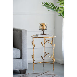 AB - BAMBOO LEAF SIDE TABLE