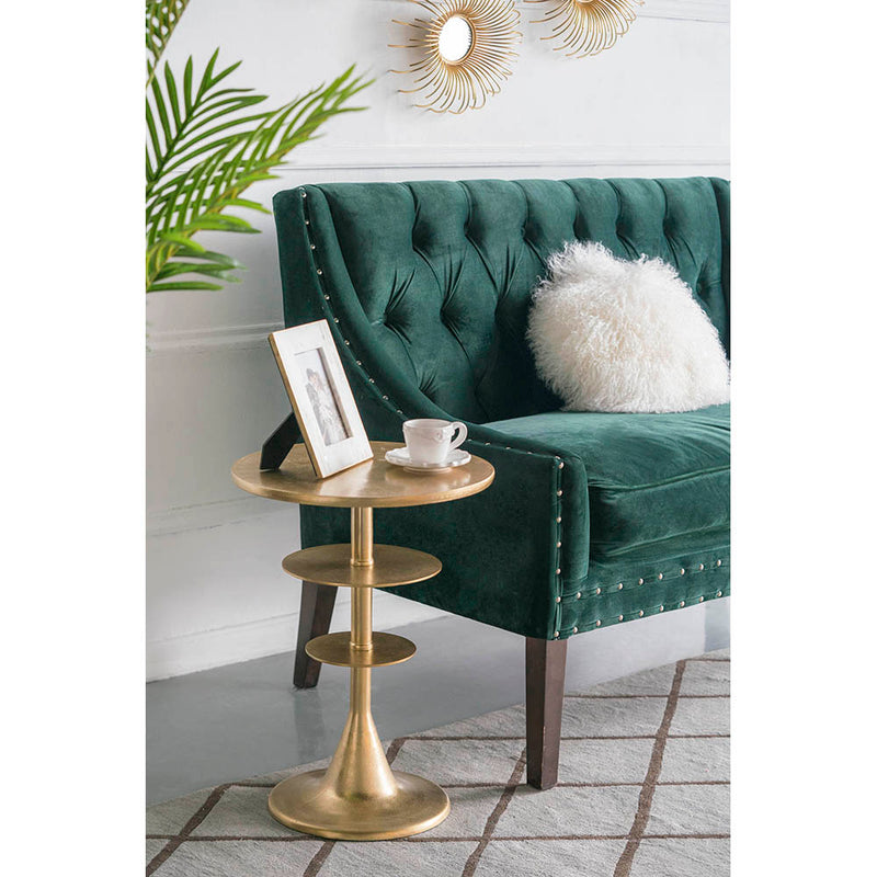 AB - BRASS SIDE TABLE