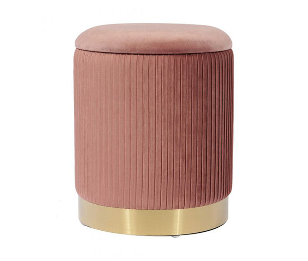 TV - ZOE BLUSH OTTOMAN