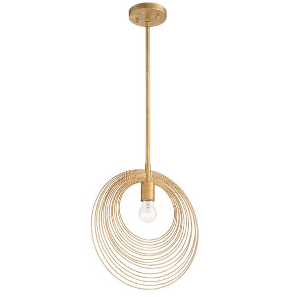 CR - GOLD PENDANT LIGHT