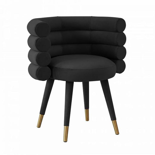 TV- BETTY BLACK VELVET DINING CHAIR