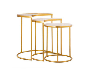 TV - CRESCENT NESTING TABLES