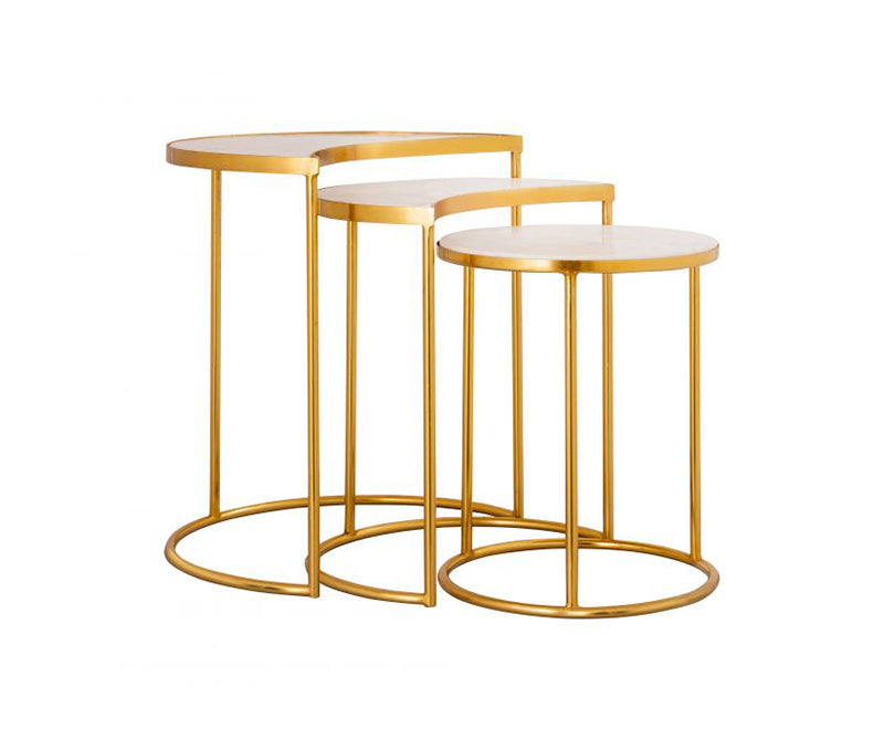 TV - CRESCENT NESTING TABLES