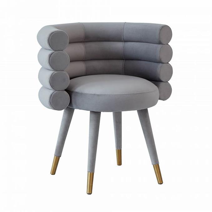 TV - BETTY GREY VELVET DINING CHAIR