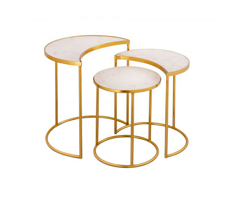 TV - CRESCENT NESTING TABLES