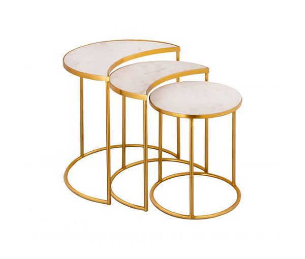 TV - CRESCENT NESTING TABLES