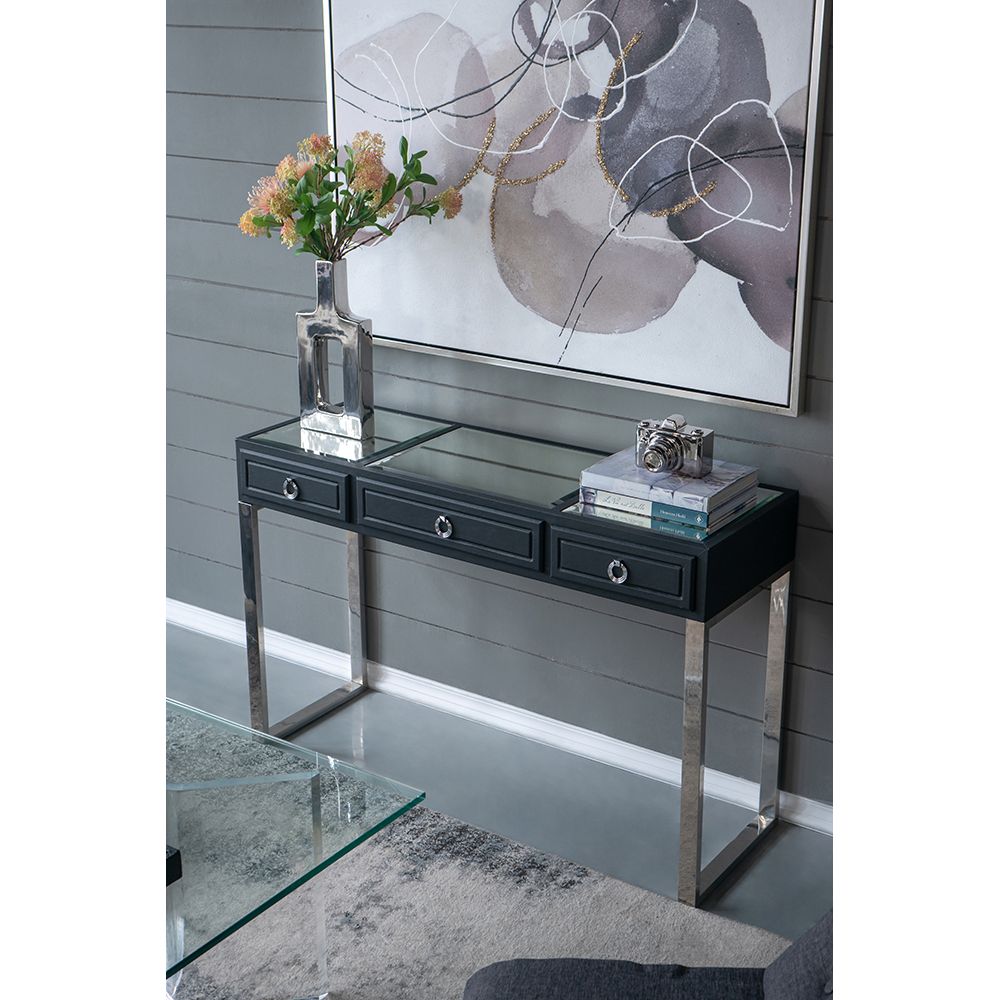 AB - S/3 CONSOLE TABLE AND STOOLS