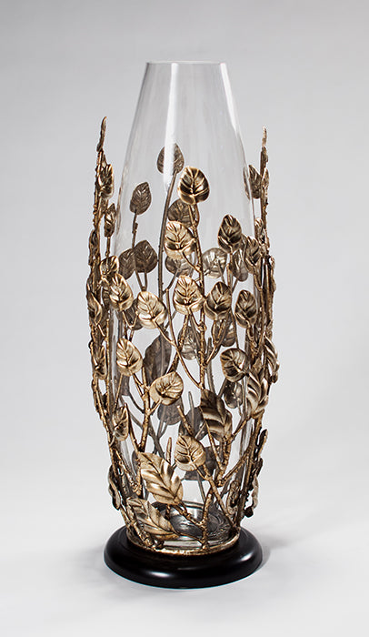 AM - GOLD GLASS VASE