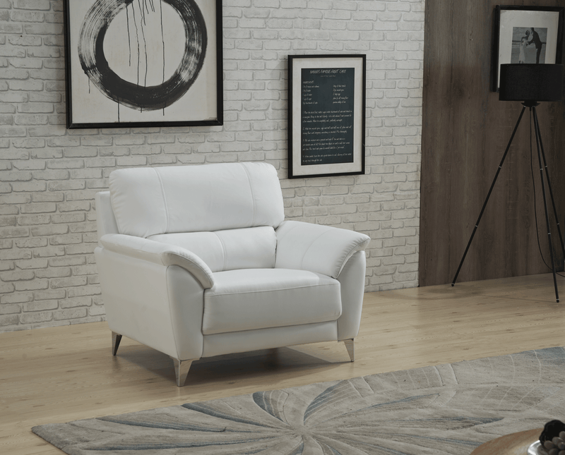 EF - 406 WHITE SOFA SET