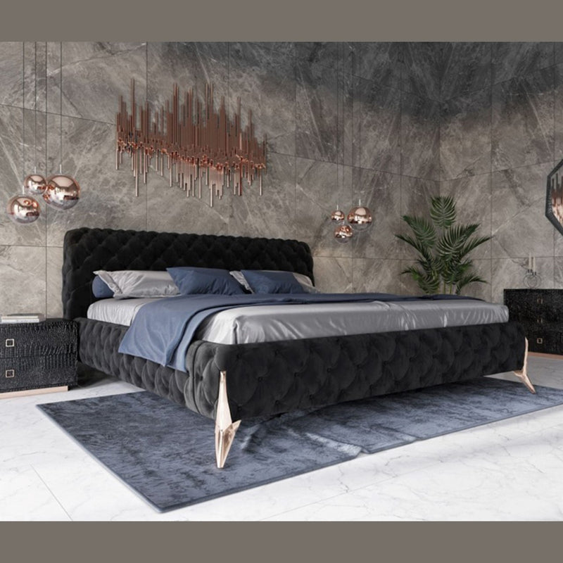 VG - LEGEND BLACK AND ROSE GOLD BED