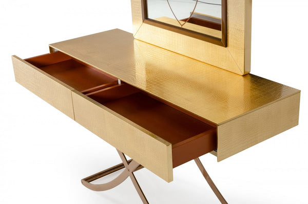 VG - A&X AVERSA MIRROR & CONSOLE TABLE