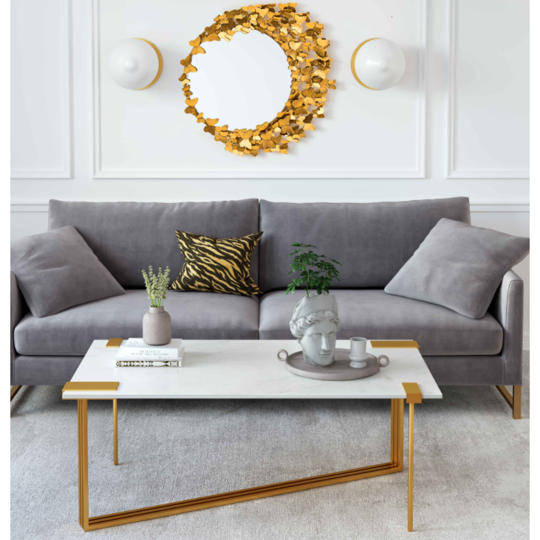TV - BUTTERFLY GOLD MIRROR