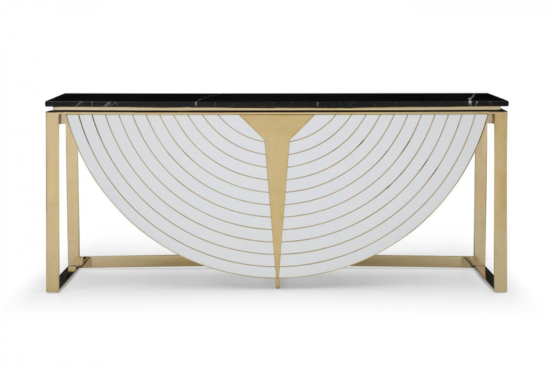 VG - FLAVIO GOLD MARBLE CONSOLE