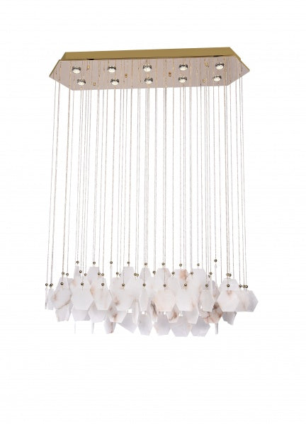 BT - BU02C45G MARBLE CHANDELIER