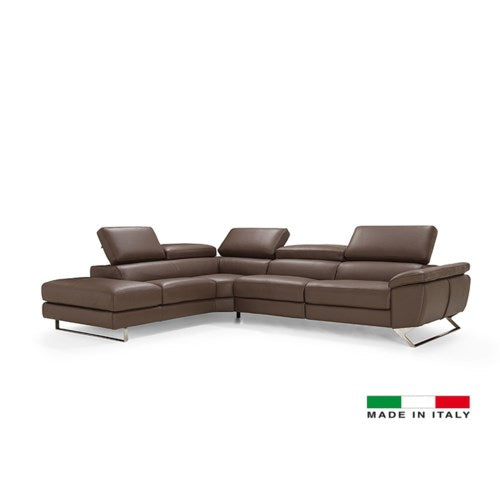 BL - NATALIA ITALIAN LEATHER SECTIONAL